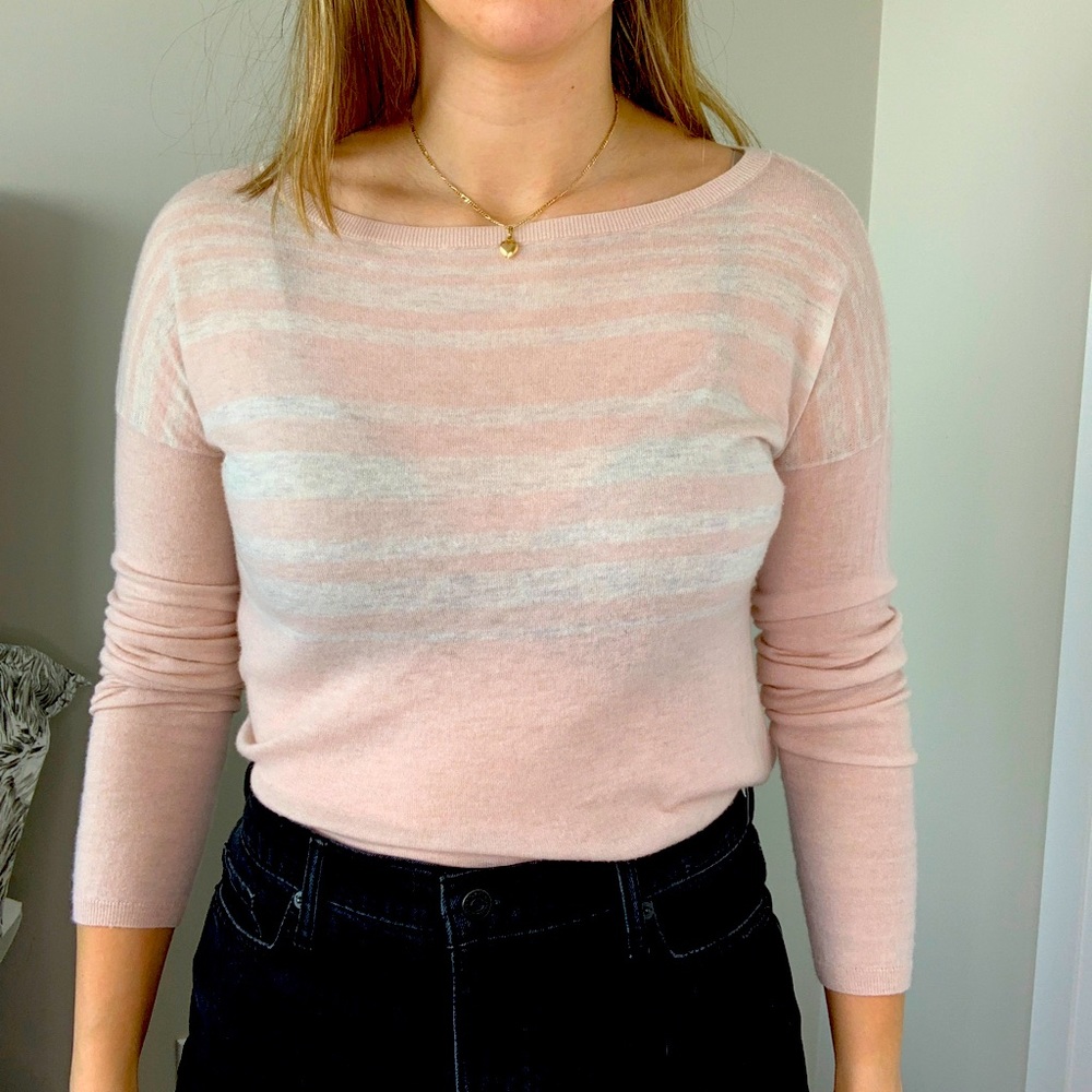 Vince size small pink long sleeve.